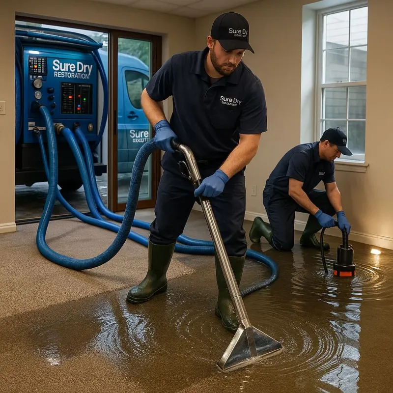 Water Extraction and Removal process in Ferry Pass, FL